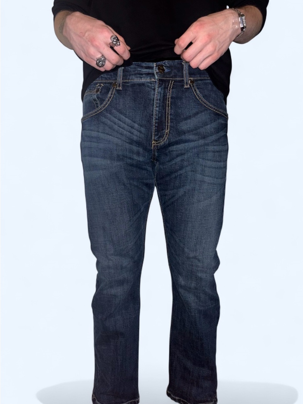 Wrangler Men's Retro Slim Boot Denim Jeans